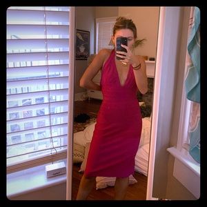 Authentic Herve Leger Halter Bandage Dress